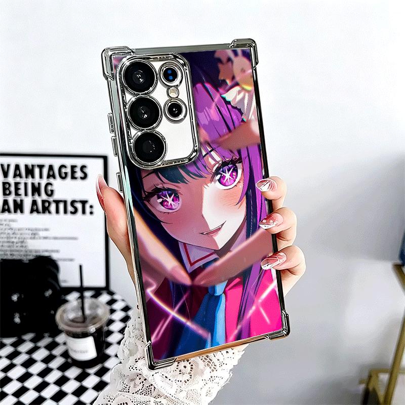 Мягкий чехол для телефона с аниме Oshi No Ko для Samsung Galaxy S26 Ultra S25 Edge S24 FE S23 Plus S22 S21 + S20 С покрытием Защита от падения Fundas