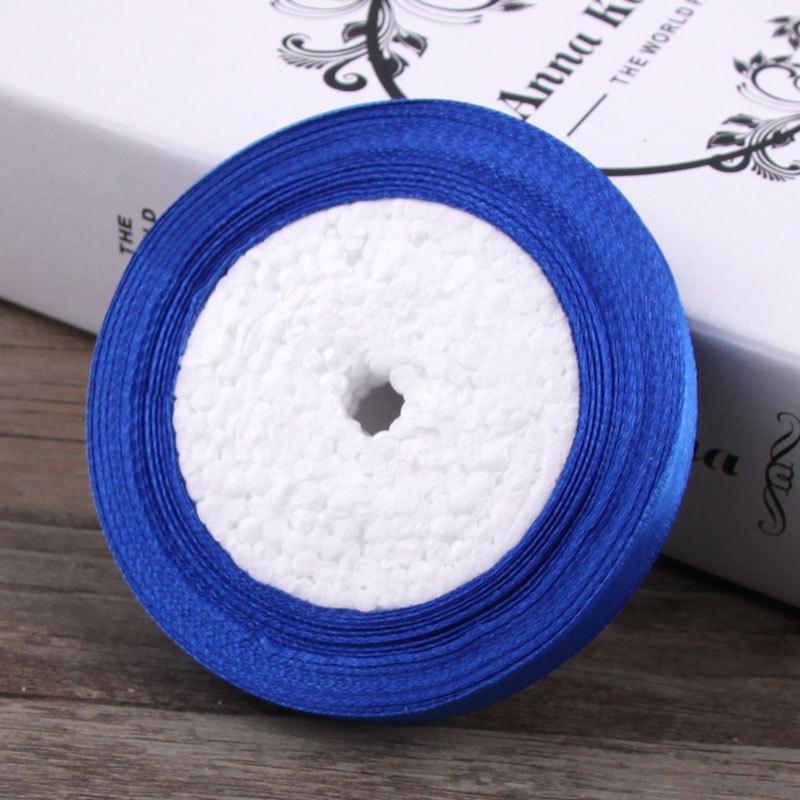 1cm Gold Satin Braided Ribbon, 10mm Silk Cloth Strip for Christmas Packaging and Gift Wrapping