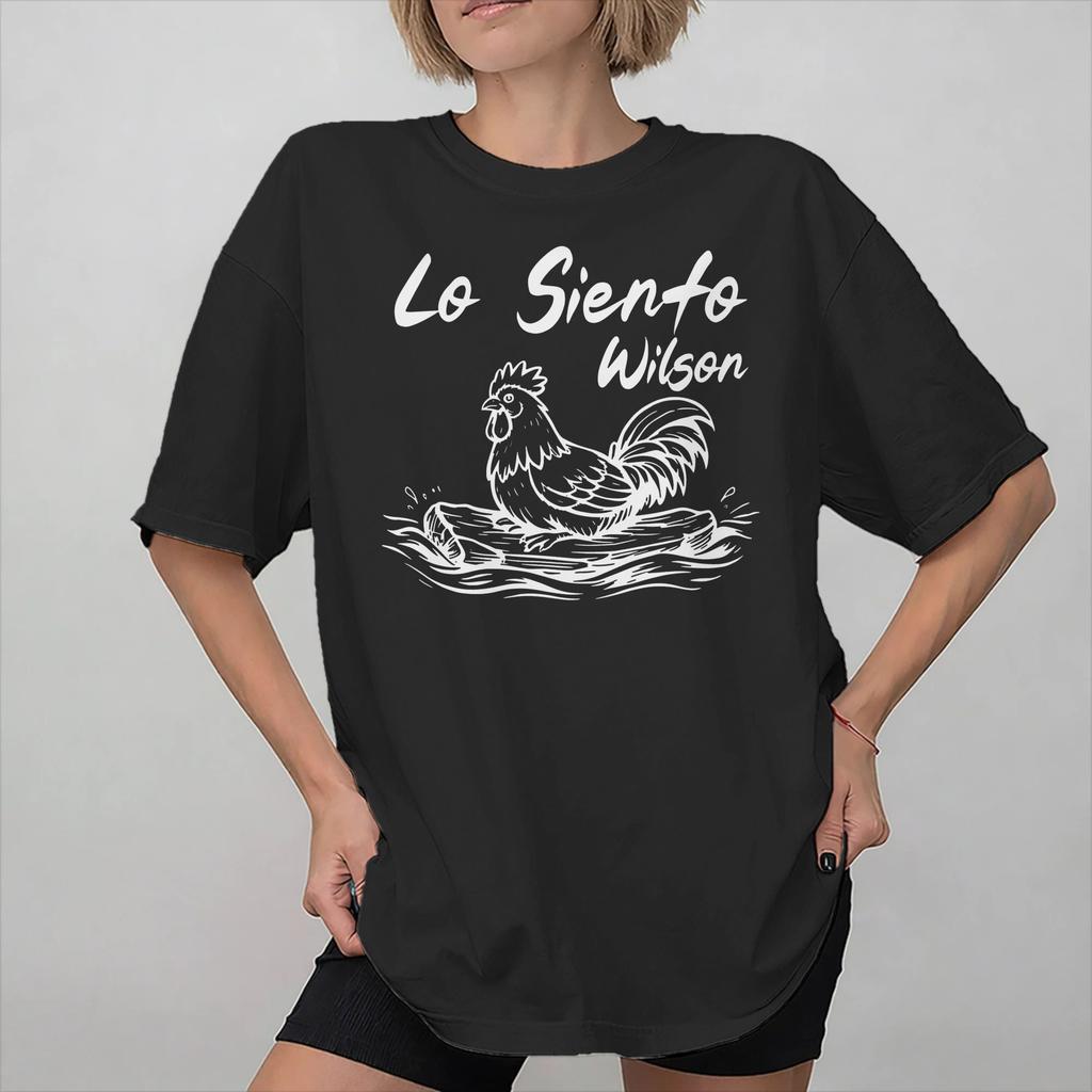 New Arrival Lo Siento Wilsons Rooster T Shirt For Unisex Cotton Tshirts Short Sleeve Tops