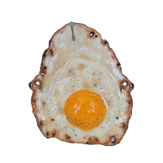 1/2/3/4Pcs Fried Egg Wall Decoration Fried Egg Hanging On a Nail Wall Art Home