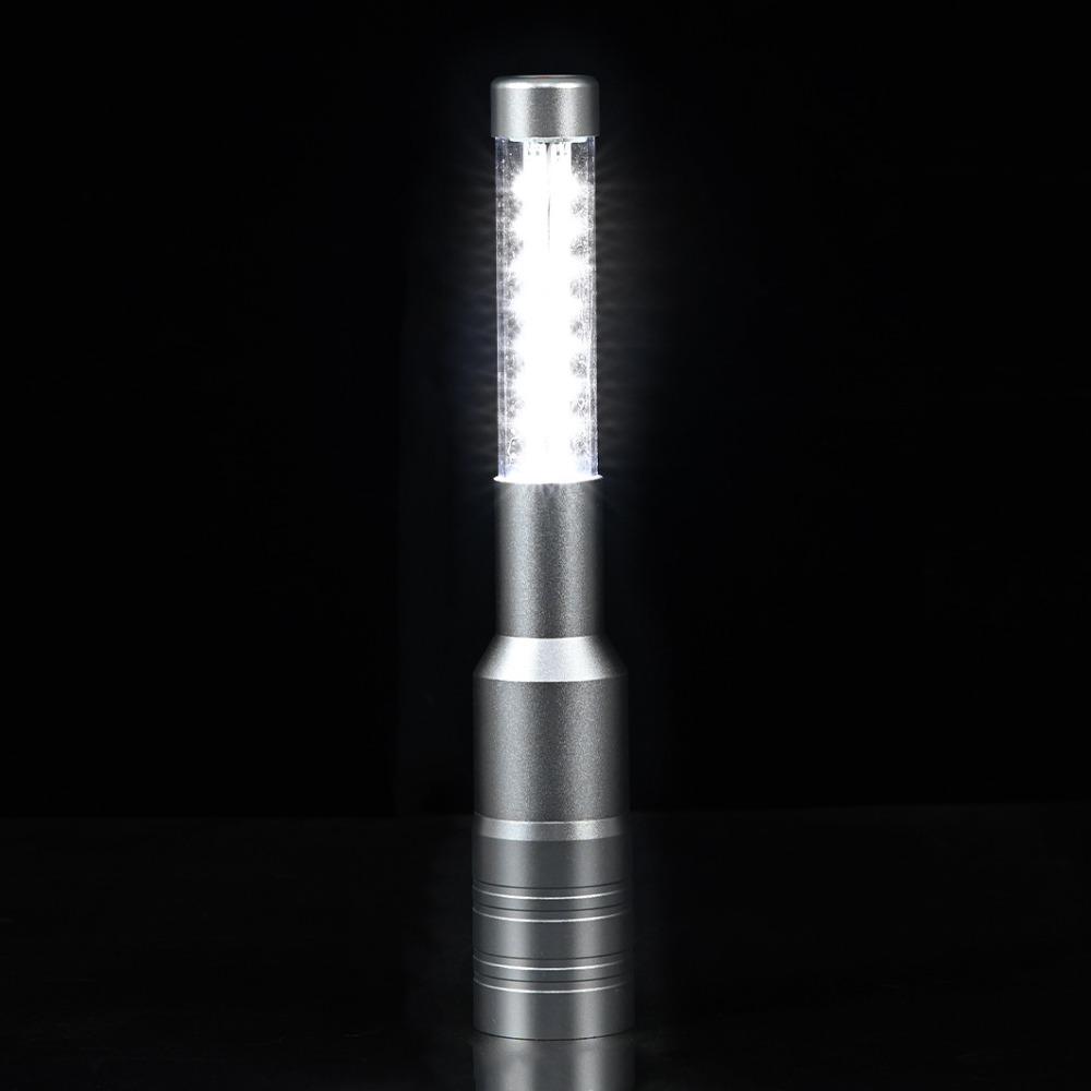 Party Decor Rechargeable Handheld Strobe Lights Light Flash Colorful LED Strobe Baton Gold Silver Flash Strobe Stick Club Bar