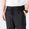 Yalu Men's Ice Silk Drawstring Elastic Waist Casual Straight-Leg Pants