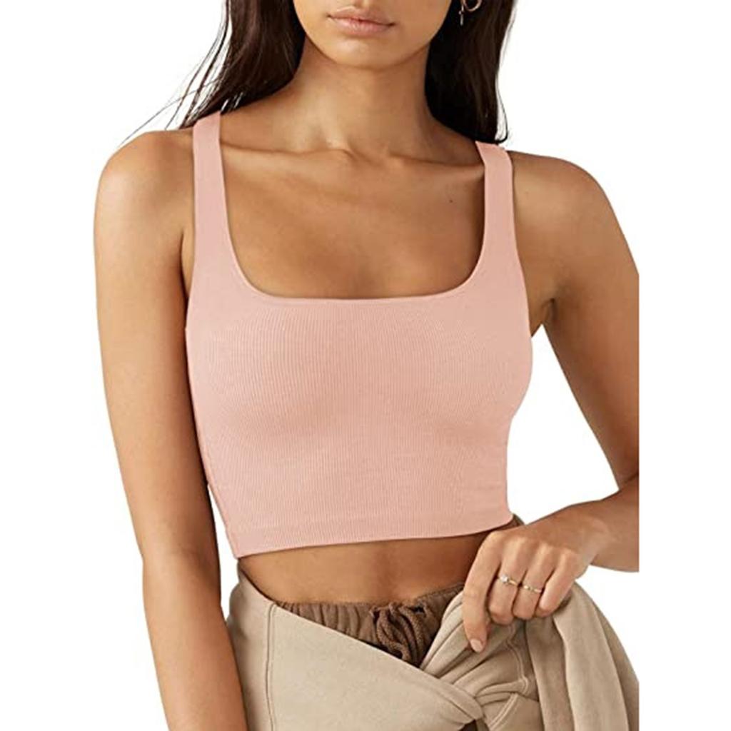 Женская мода повседневная тонкая безрукавка с нитками футболка топ