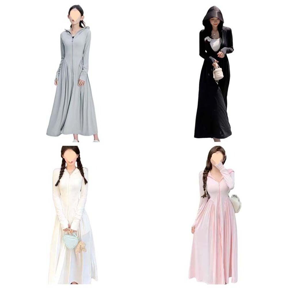 Sun Protection Capes Anti UV Full Body Skirt Ice Silk Sunscreen Clothing Women  Riding