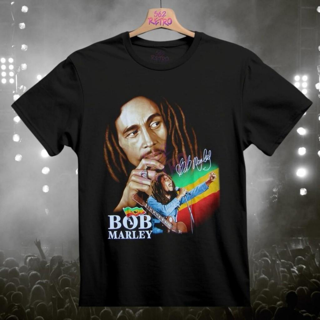 Футболка с изображением Боба Марли и группы Reggae Черная S3XL Унисекс(1)