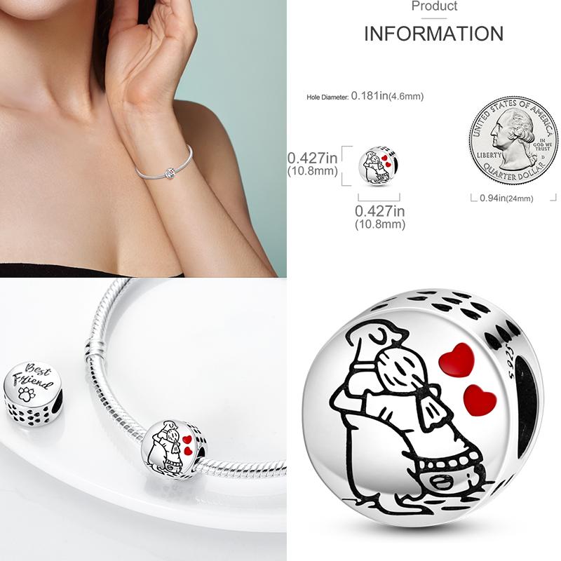 925 Sterling Silver Murano Glass Red Beads Blue Pink Purple Round Charm Plata De Ley 925 For Original Bracelet Jewelry