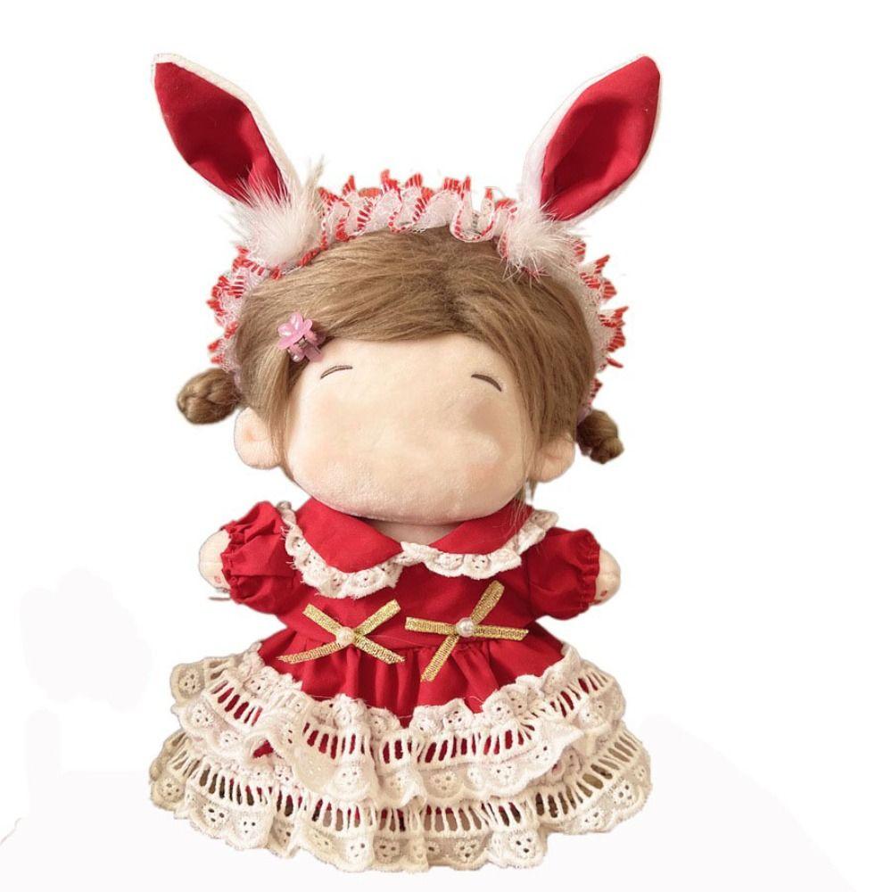 Одежда для куклы 20 см Аксессуары для куклы Головной убор Набор платьев Хлопковая мягкая кукла