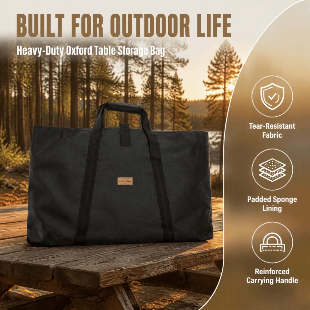 Waterproof Folding Table Storage Bag Oxford Cloth Multifunctional Carrying Bag Outdoor Use
