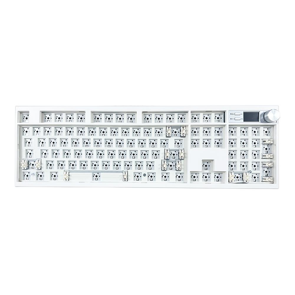 GMK67 75% Беспроводная механическая клавиатура Gasket Mount BT5.0/2.4G Беспроводная/Проводная Настраиваемая Клавиатура Комплект VIA с Дисплеем