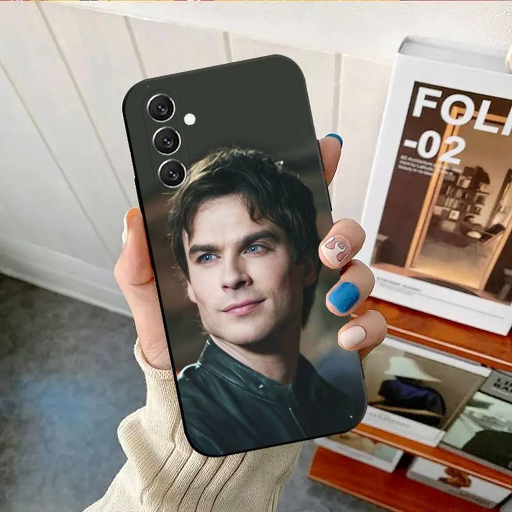 Чехол для телефона D-Damon Salvatore Чехол для телефона для Samsung Galaxy A13,A21s,A22,A31,A32,A52,A53,A71,A80, Мягкий черный корпус