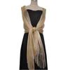 Elegant Evening Dresses Shawls Female Golden Silvery Wire Tassels Party Wedding Temperament Accessories Scarf