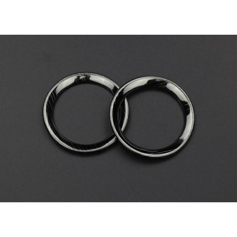 For Mazda CX-5 2017-2024 Black Titanium A Horn Pillar Speaker Sound Cover Trim