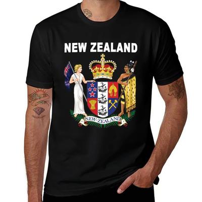 Хлопковые рубашки винтаж Zealand Arms t-графика качество Новый Классический Детальная футболка мужская Мужская футболка для высокого пальто рубашка Дизайн