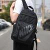 Nike Модный повседневный однотонный рюкзак с логотипом бренда из полиэстера, унисекс-рюкзаки, черный CK0944-010