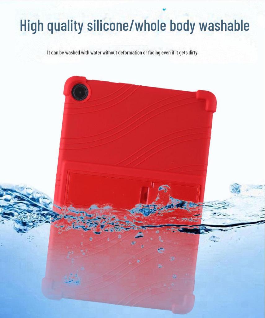 Совместим с Lenovo M10 3-го поколения TB328XU/TB328FU 10,1-дюймовый чехол - силиконовый чехол-кронштейн против падения