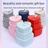 Red Gift Box Heart-shaped Present Boxes New Gift Storage Container  Birthday