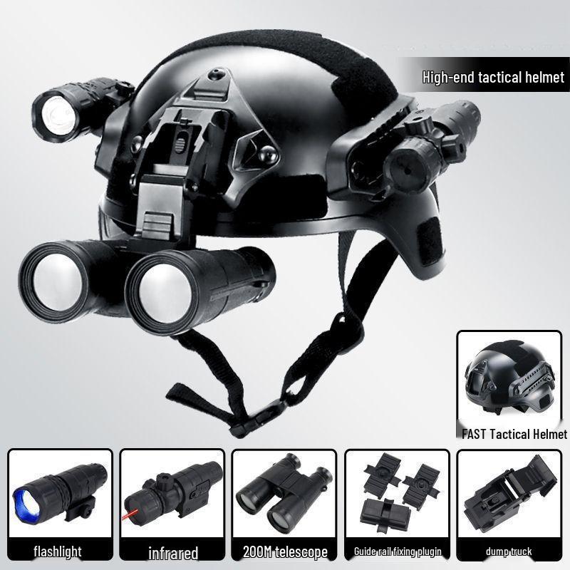 Детский тактический шлем - Версия для действий спецназа, Легкий дизайн военного фаната с Микки для детской боевой игры