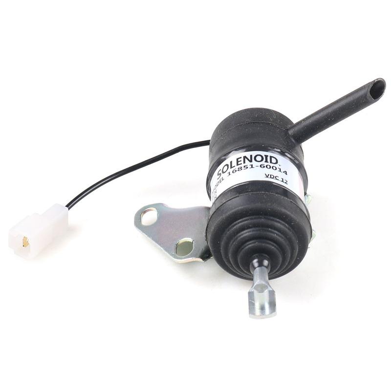 16851-60014 16851-60010 12V Stop Solenoid For Kubota RTV900R RTV900S RTV900T RTV900W Fuel shutdown Shut Off solenoid