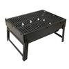 Foldable Barbecue Grill High Temperature Resistant Outdoor BBQ Charcoal Oven for Camping Small Size