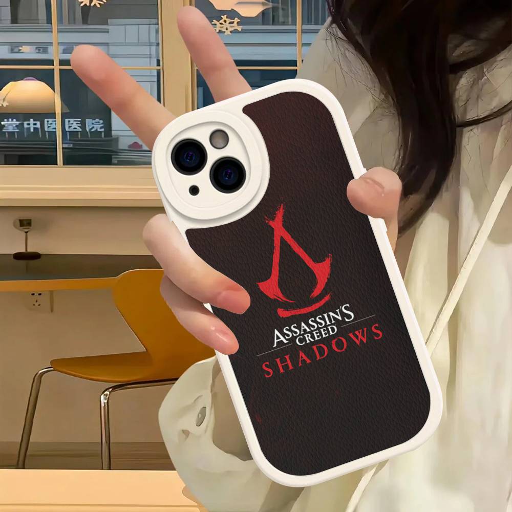 Чехол для игрового телефона A-Assassin S -Creed для iPhone 16 15 14 13 12 11 Pro Max Plus Кожаная обложка