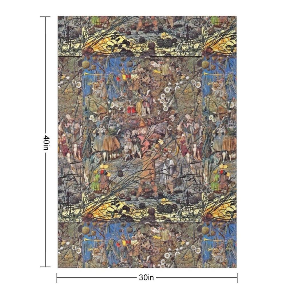 The Fairy Feller's Master Stroke - Richard Dadd victorian classic painting Throw Blanket Plaid on the sofa Softest Blankets