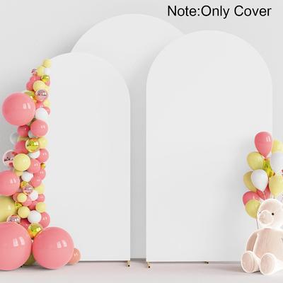 1 шт. Чехол для арки, Свадебное цветочное украшение двери, Эластичный полиэстер, Чехол для фона, Реквизит, Используется для банкета (Без полки)