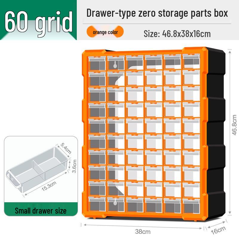 Шкаф для хранения деталей с ящиками для электроники, метизов и винтов