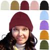 Уютные однотонные атласные шапки с капюшоном, 1 шт. теплая шапка для уличного вязания для мужчин и женщин
