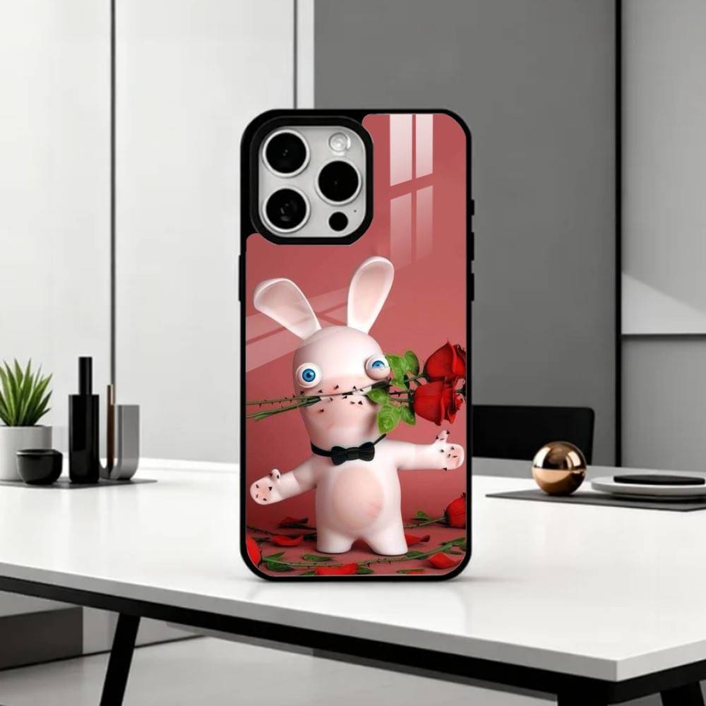 C-Cute R-Raving R-Rabbids Чехол для телефона iPhone17,16,15,14,13,12,11 Plus,Pro Max Магнитный Для Magsafe Беспроводной Зарядки
