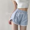 Brandy Girl Summer New York Embroidered Elastic Waist Sports Casual Shorts