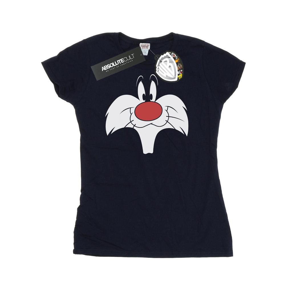 Looney Tunes Womens/Ladies Sylvester Big Face Cotton T-Shirt
