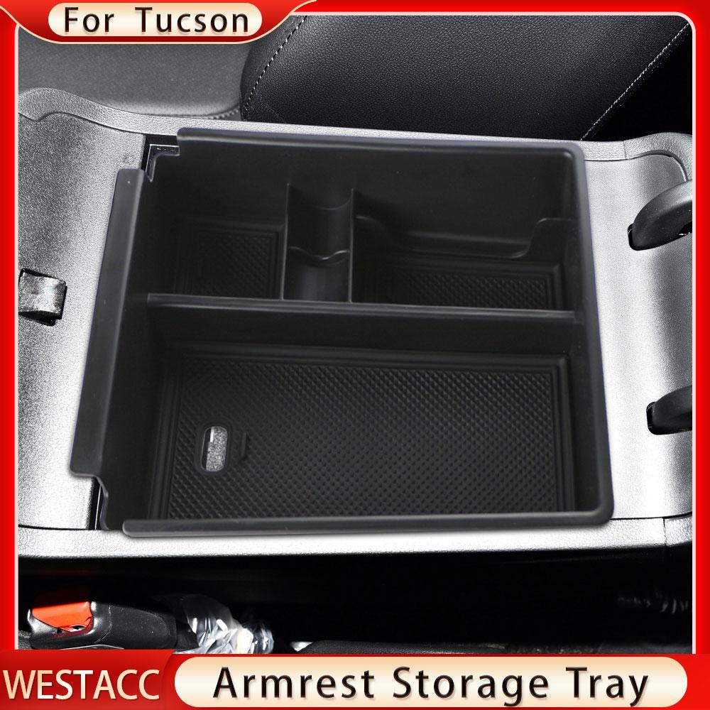 Подлокотник для центральной консоли автомобиля, ящик для хранения, чехол для Hyundai Tucson NX4 2022, сумка-органайзер для хранения вещей в салоне