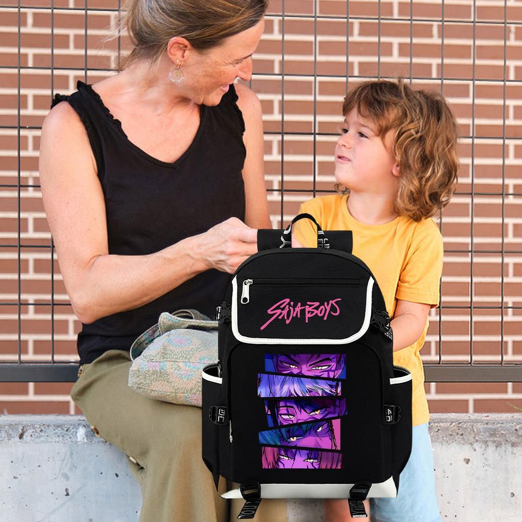 Backpack, Back To School, Cartoon Cute Travel Backpack Print Peripheral Double-shoulder Backpack For Teenagers, Students, Boys And Girls