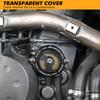 Motorcycle Transparent Engine Oil Filter Cap Cover for Kawasaki KLR 650 KLR650 1987-2016 2017 2018 2019 2020 2021 2022 2023 2024