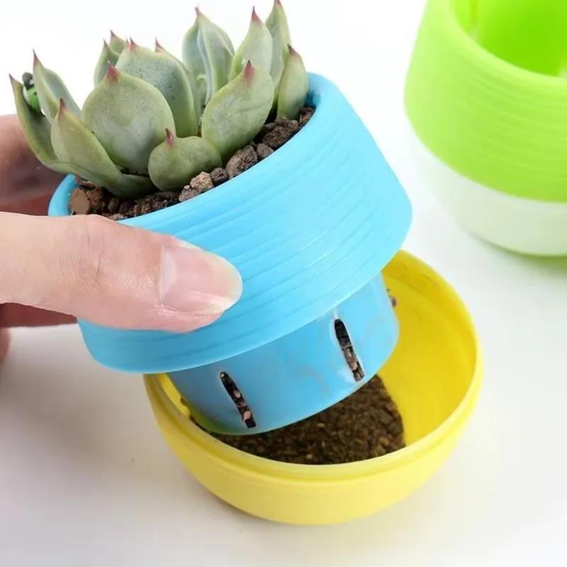 Succulent Plants Flower Pot Flower Pots Mini Desk Plants Succulents Pot Home Garden Decoration Nursery Pots Home Decor TMZ