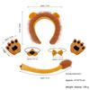 Halloween Children's Sweet Animal Headband Unisex Plastic Creative Props Zoo Lion Ear Headwear Set