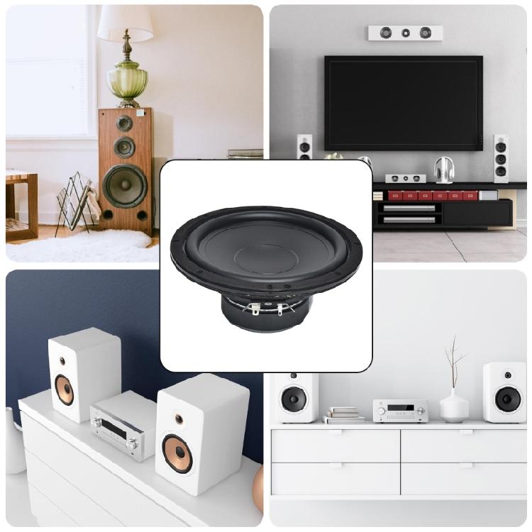 6,5-дюймовый водонепроницаемый динамик-сабвуфер мощностью 40 Вт для средних и низких частот и усиливает громкость звука