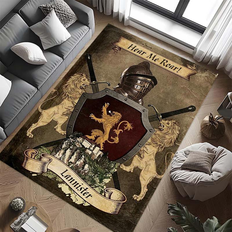 Daenerys's Resolve: Faith Power carpet Living room and bedroom mats Suitable for all seasons Art Doormat Dormitory decoration