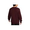 Nike Club Fashion Удобный свитер с круглым вырезом для мужчин, бордовый FQ2913-652