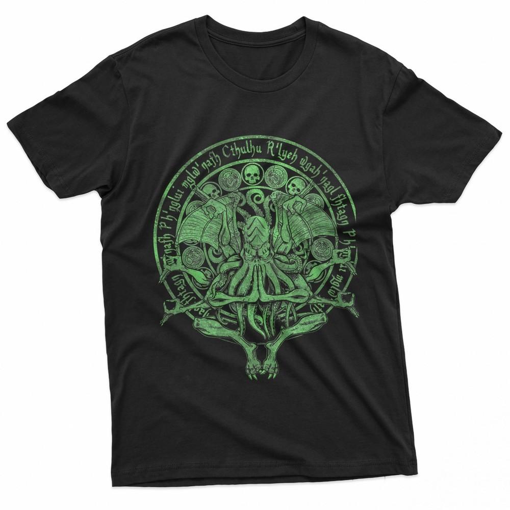 Футболка унисекс The Idol Sick Green Variant Cthulhu God Art