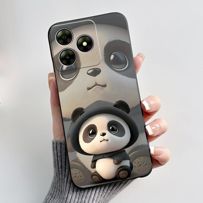 For Blackview Wave 8C 6.56" Wave 8 Black View Wave8C Wave8 Back TPU Soft Silicone Phone Case Luxury Cute Love Rabbit Funny Cover