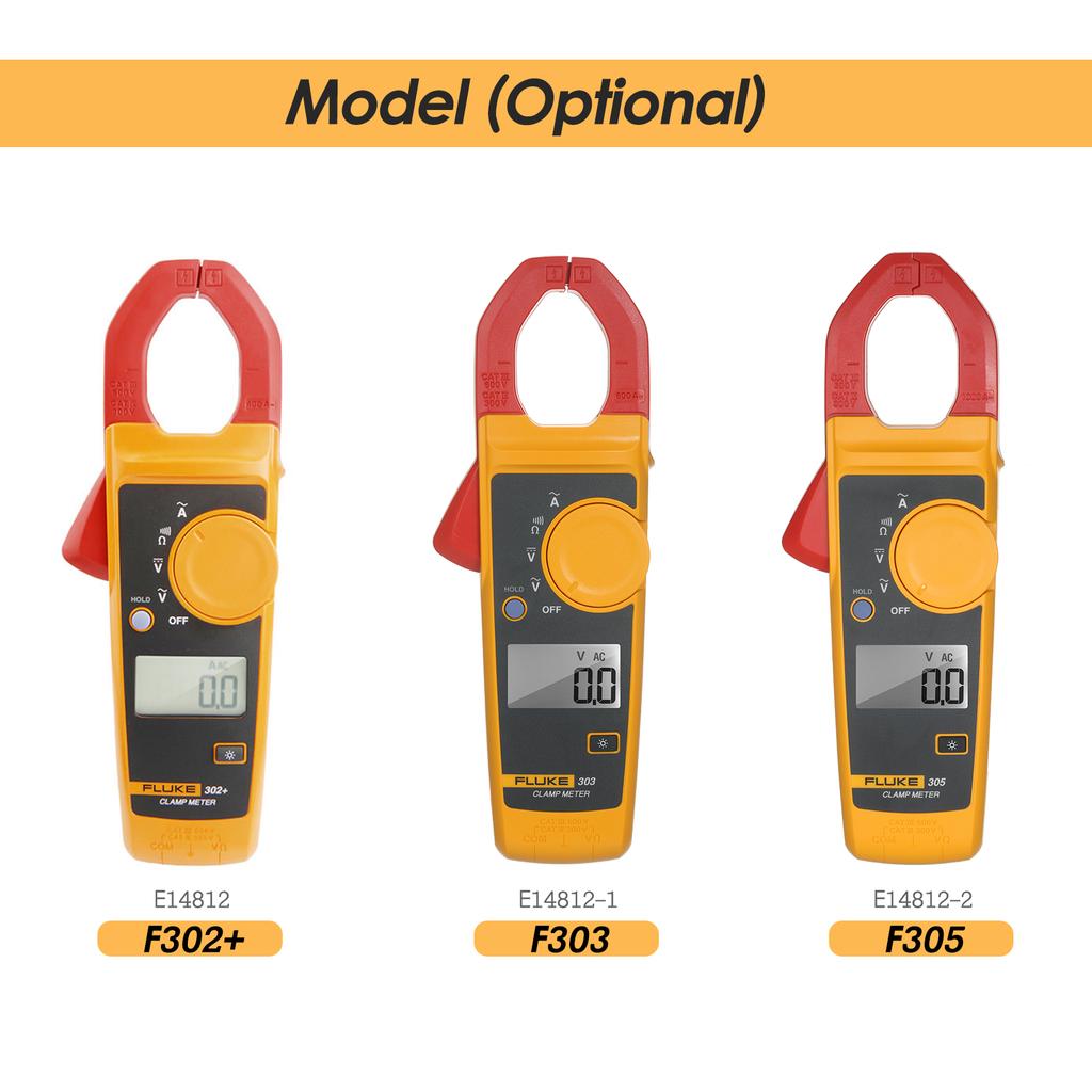 FLUKE F305 Handheld Clamp Meter LCD Display Digital Clamp Multimeter Clamp Type Universal Meter
