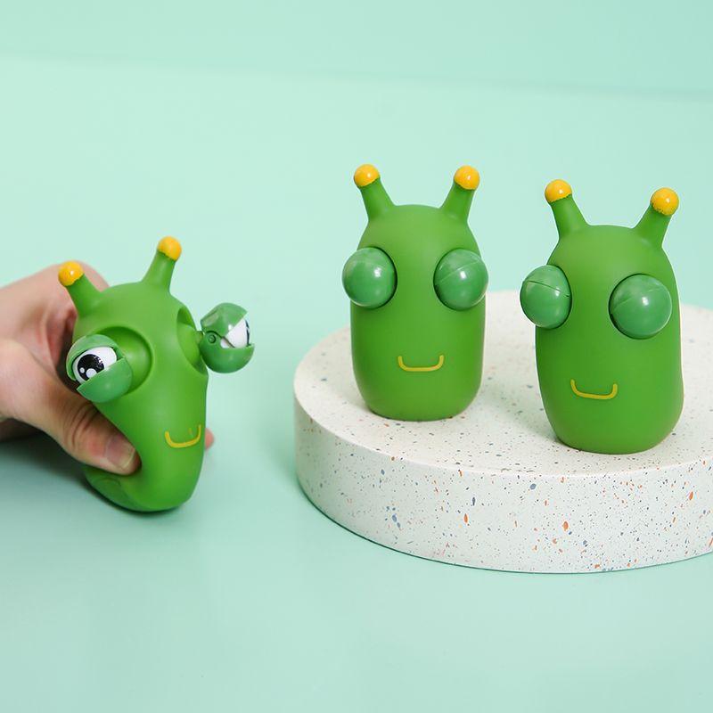 1/5 шт. Новинка, сногсшибательная игрушка-сжиматель, 3D большая игрушка-подпрыгиватель в виде глазного яблока, игрушка-сжиматель зеленого жука, средство от стресса для взрослых и детей