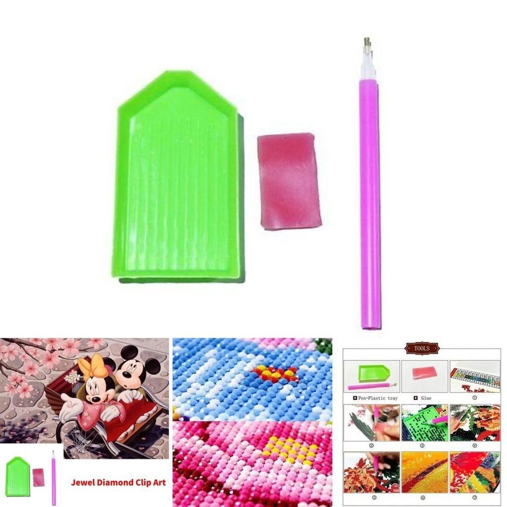 A4 Diamond Painting Tools Set Plastic Light Board Copy Table Point Drill Pen Clay Kit