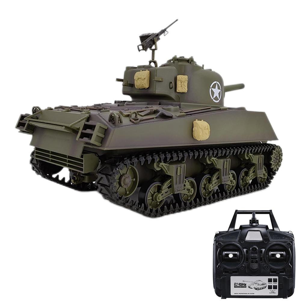 RC Tanks 1/16 Army Tank Toys for Boys Remote Control Vehicles Professional Version with Sound Smoke
