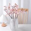 Искусственные цветы сливы, ветки сакуры, длинные стебли, цветы для вазы, флористическая композиция, декор для дома, свадьбы, стола