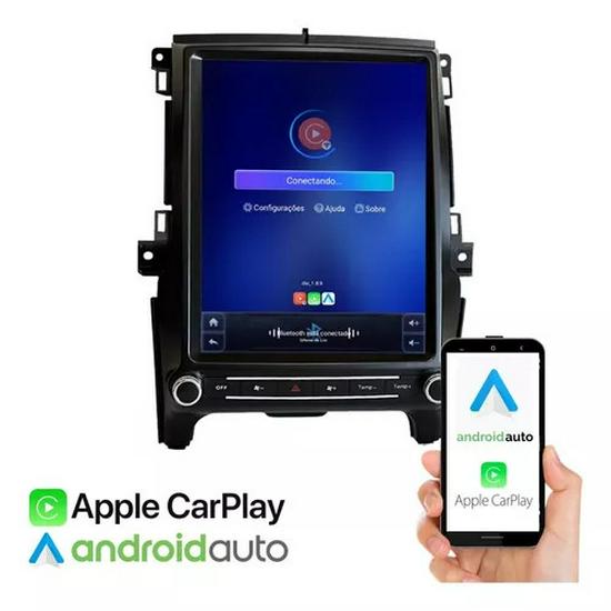 12,1-дюймовая система навигации и управления на Android с CarPlay для Ford Everest 2016-2021