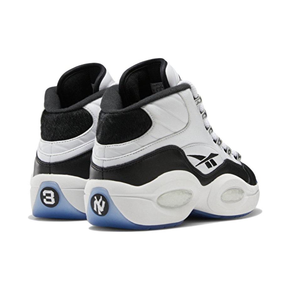 Reebok Tyrrell Winston Question Mid Унисекс Белый Черный Серебристый GZ1565
