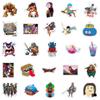 50 шт. Мультяшные наклейки Dragon Quest для гитары, скейтборда и мобильного телефона, водонепроницаемые и цветные