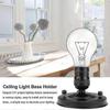 E26/e27 Screw Ceiling/wall Light Base Holder, Vintage Industrial Ceiling Lamp Base